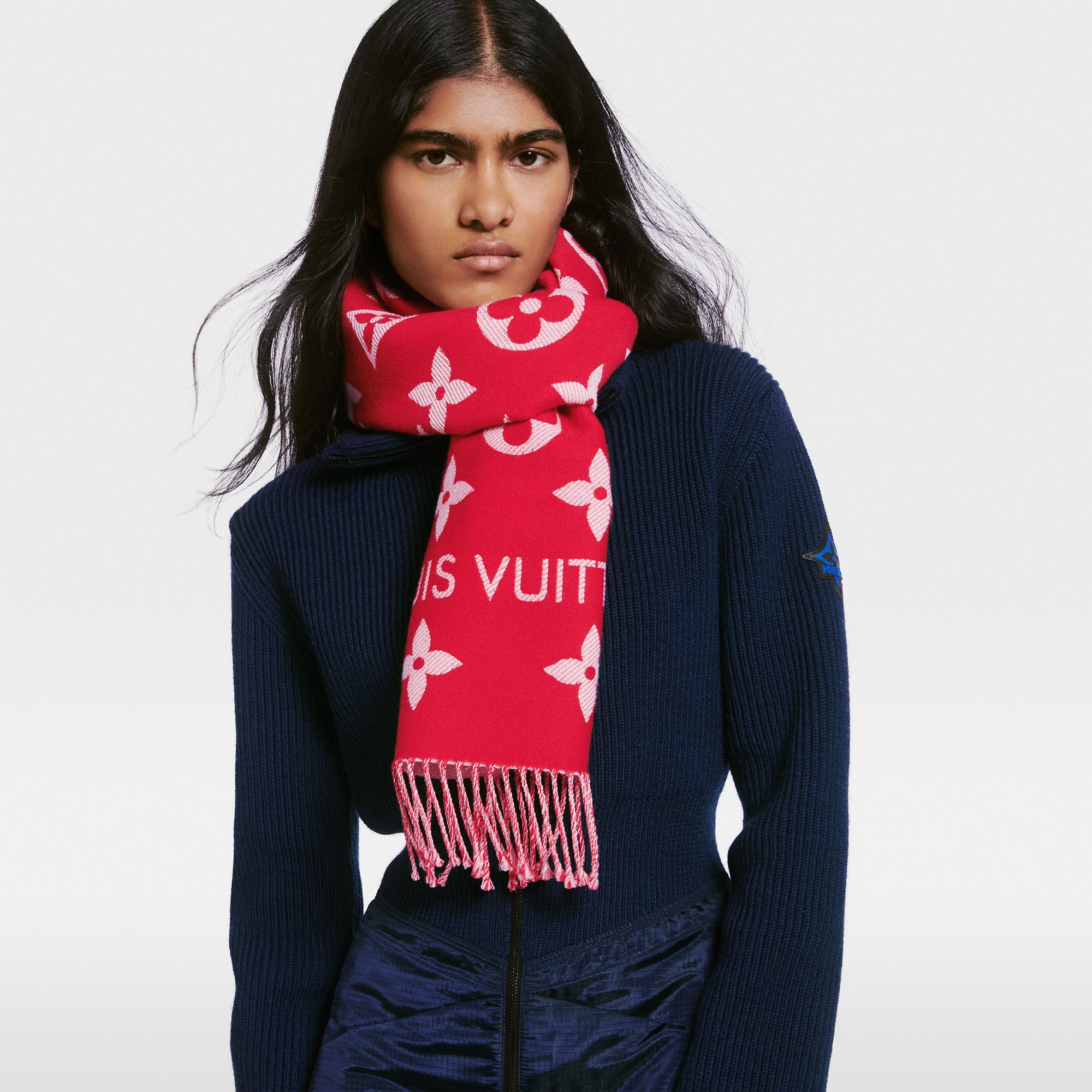 Lv best sale wool scarf